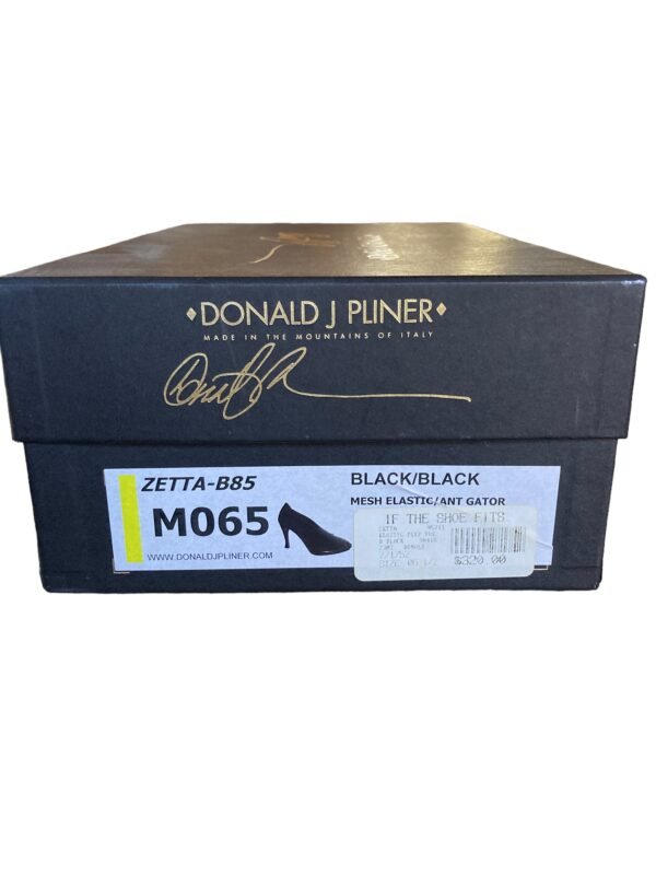 Donald J. Pliner Black Zetta Pumps. 6.5