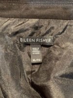 Eileen Fisher Black Silk Cardigan. XL