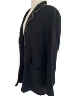 Eileen Fisher Black Silk Cardigan. XL