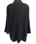 Eileen Fisher Black Silk Cardigan. XL