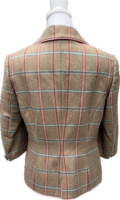 Dubarry of Ireland Plaid Wool Blazer. 10
