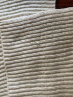 Fisherman Out of Ireland Ivory Wool Blend Chunky Sweater. L