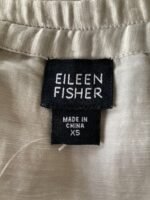 Eileen Fisher Silver Silk  and Linen Maxi Skirt. XS