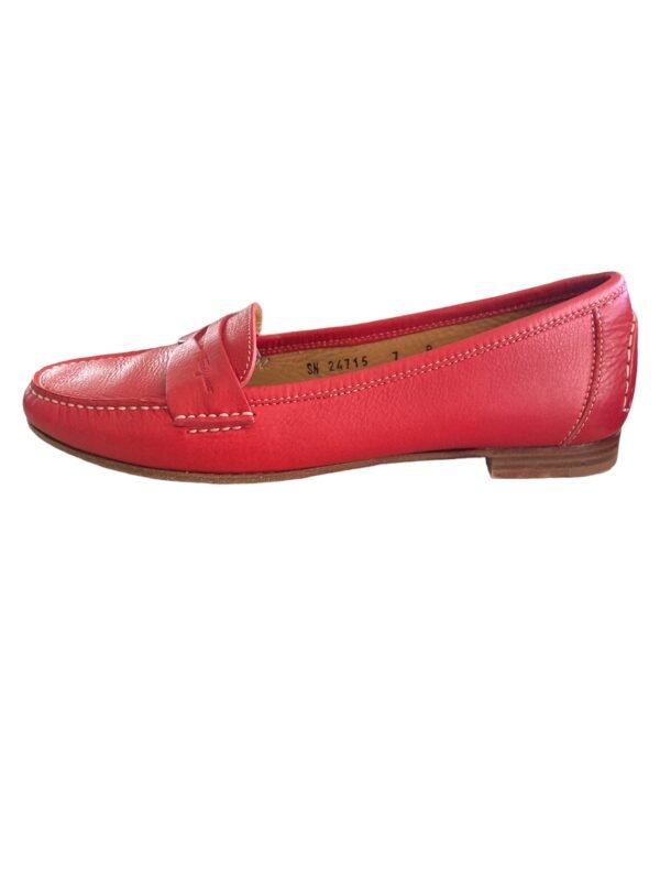 Ferragamo Red Calf Loafers. 7