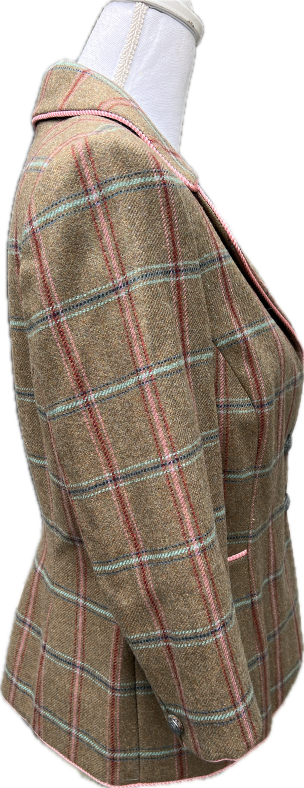 Dubarry of Ireland Plaid Wool Blazer. 10