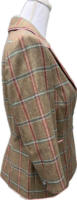 Dubarry of Ireland Plaid Wool Blazer. 10