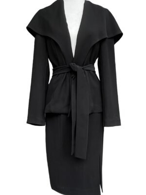 Etcetera Black Suit Blazer and Skirt 6