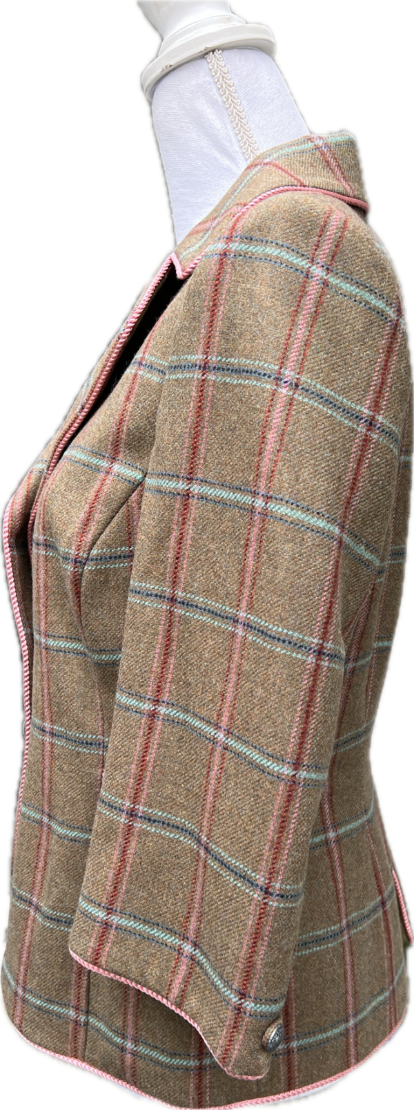 Dubarry of Ireland Plaid Wool Blazer. 10