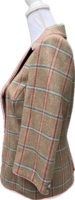 Dubarry of Ireland Plaid Wool Blazer. 10