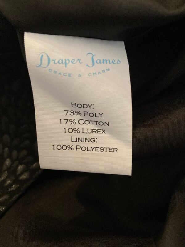 Draper James Black Cocktail Dress. 2