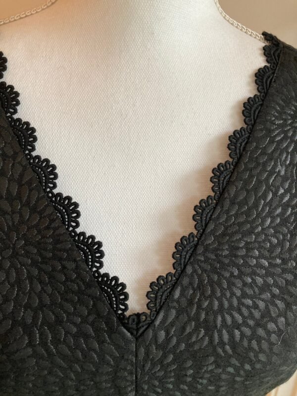 Draper James Black Cocktail Dress. 2