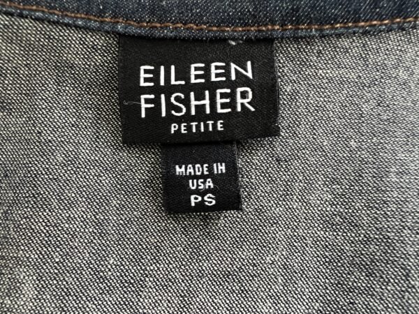 Eileen Fisher Stretch Denim Petite Jacket. PS